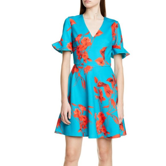 Ted Baker Dresses & Skirts - ted baker chynaa turquoise dress